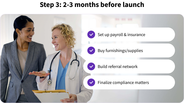 Step 3: Secure your operations and prepare for launch
